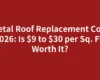 Metal Roof Replacement Cost 2026: Is $9 to $30 per Sq. Ft. Worth It?